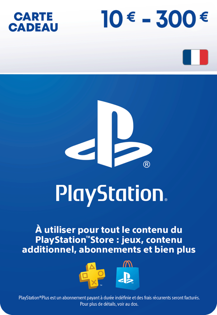 Carte PlayStation France Variable